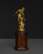 "Venüs" bronz heykel, Edouard Drouot (1859-1945) - Kod 4451