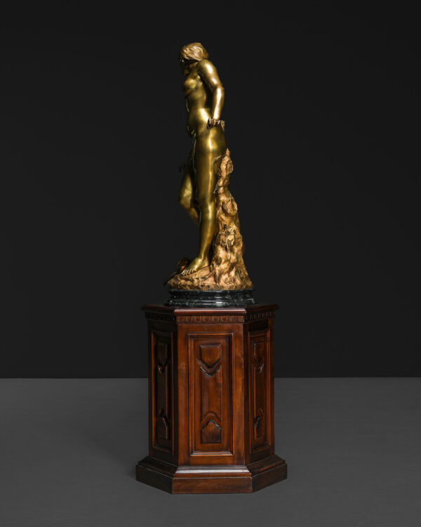 "Venüs" bronz heykel, Edouard Drouot (1859-1945) - Kod 4451