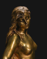 "Venüs" bronz heykel, Edouard Drouot (1859-1945) - Kod 4451