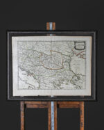 "Türk İmparatorluğu Balkanlar 1651" Harita - Kod 3984