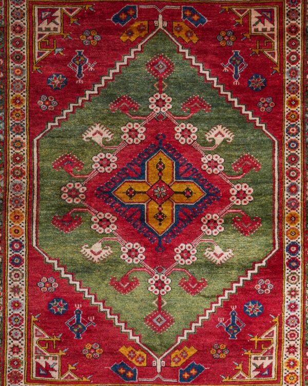 Afyon Dazkırı Yün Halı, 1930 - Kod 4427