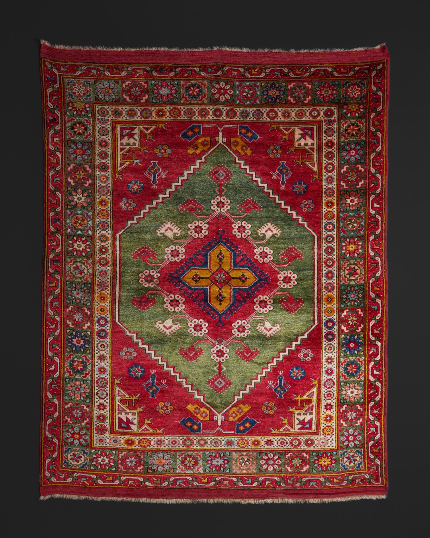 Afyon Dazkırı Yün Halı, 1930 - Görsel 4