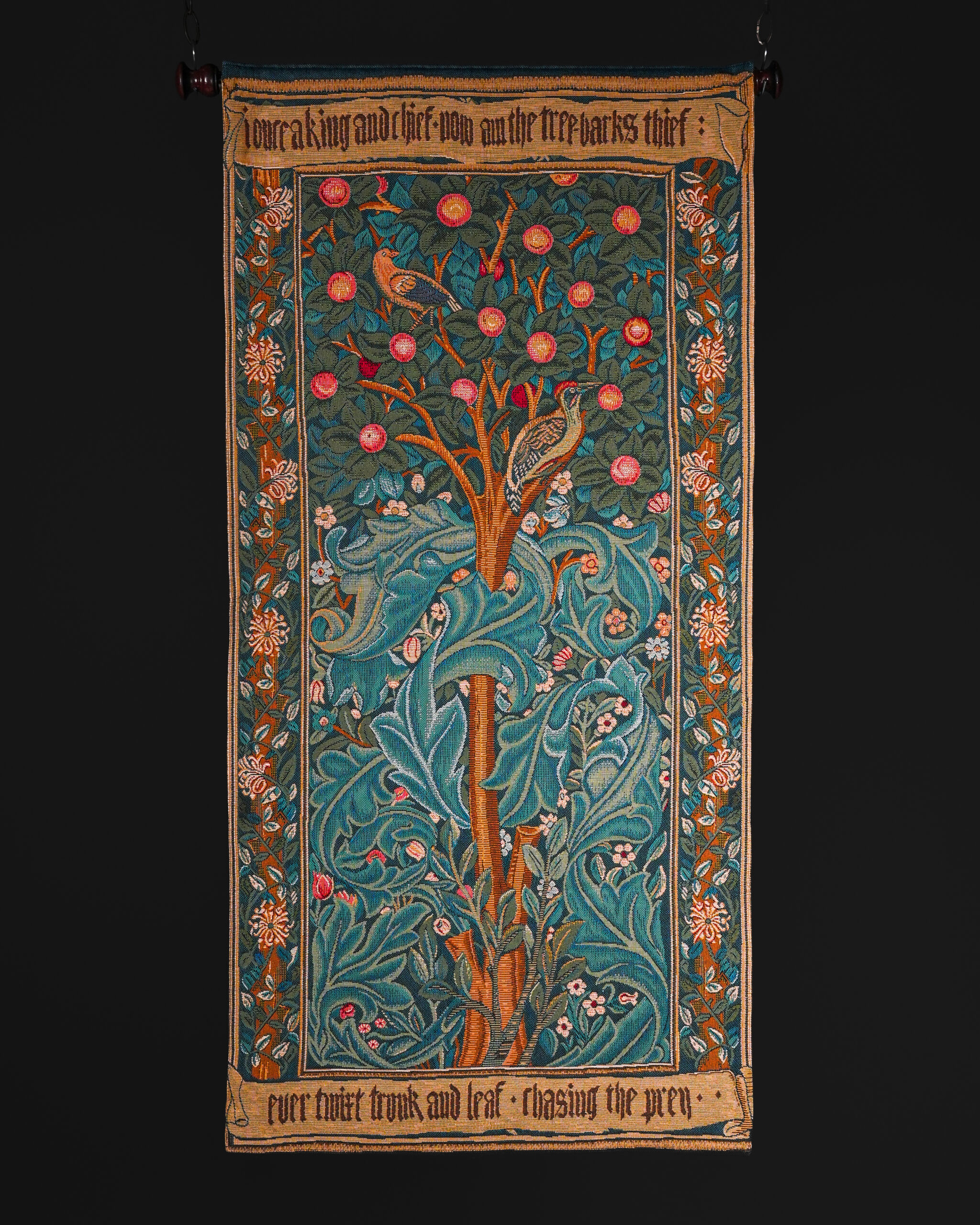 William Morris Woodpecker Tapestry | Duvar Gobleni