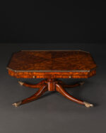 Theodore Alexander Kartal Ayaklı ve Sürgü Tablalı Sehpa - Görsel 8