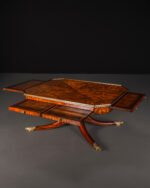 Theodore Alexander Kartal Ayaklı ve Sürgü Tablalı Sehpa - Görsel 5