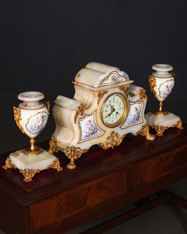 Tiffany & Co Mermer Saat Seti (1890) - Kod 4449
