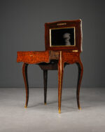 Tahan İmzalı Fransız Antika Dikiş Masası, 1870'ler. - Görsel 2