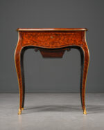 Tahan İmzalı Fransız Antika Dikiş Masası, 1870'ler. - Görsel 5