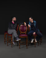 Pirinç Detaylı Vintage Bar Sandalyeleri - Beşli Set - Görsel 2