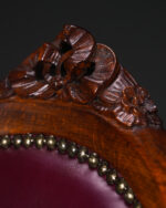 Pirinç Detaylı Vintage Bar Sandalyeleri - Beşli Set - Görsel 8