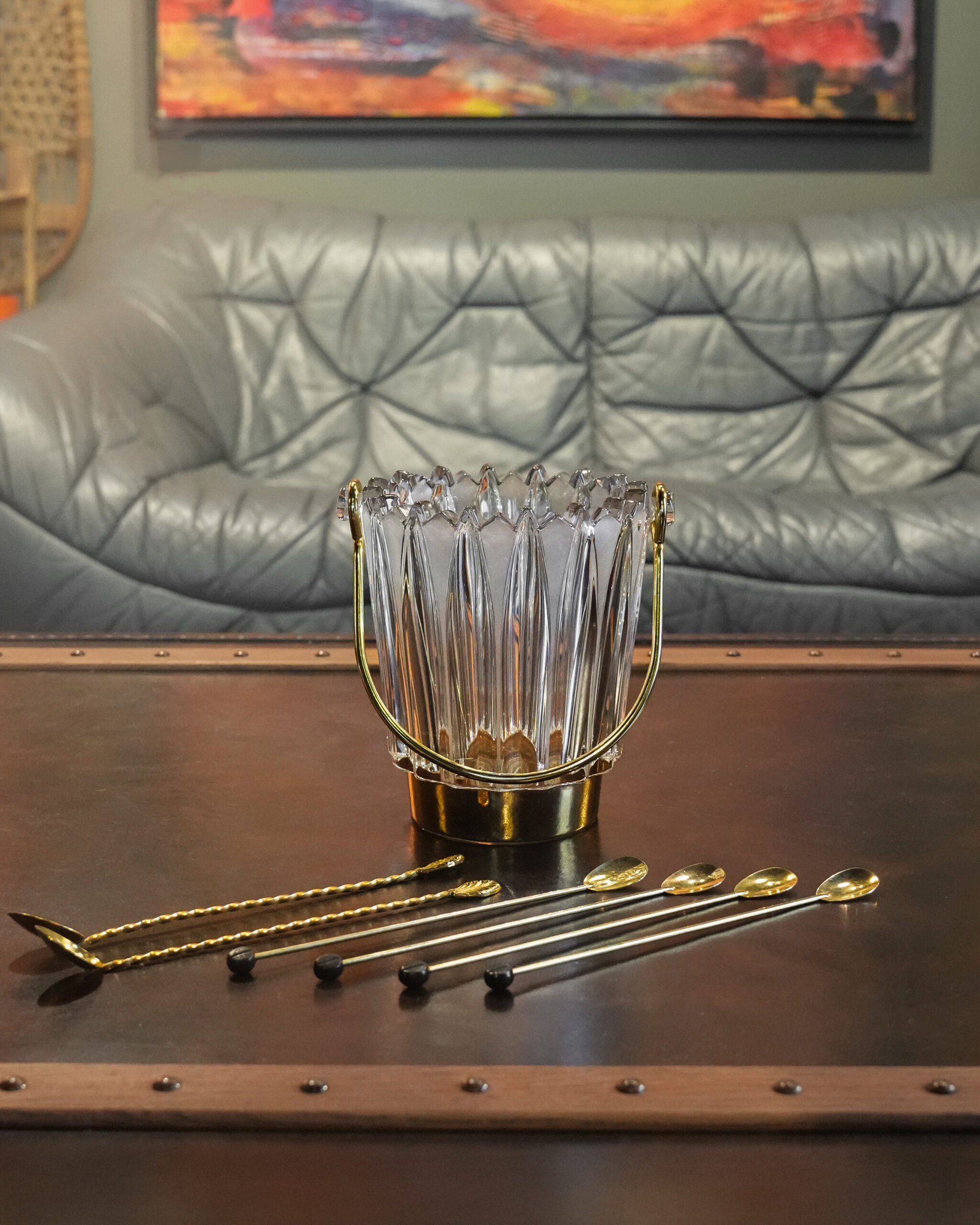 Val Saint Lambert Kristal Buz Kovası | Belçika 1960’lar