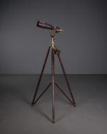 Deri Kaplama Büyük Pirinç Teleskop | Ayarlanabilir Tripod Ayaklı - Görsel 3