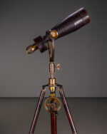 Deri Kaplama Büyük Pirinç Teleskop | Ayarlanabilir Tripod Ayaklı