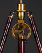 Deri Kaplama Büyük Pirinç Teleskop | Ayarlanabilir Tripod Ayaklı - Görsel 4