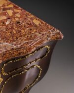 Bronz Aplikeli Vernis Martin Antika Bahü, Fransa, 19. Yüzyıl Sonu - Görsel 6