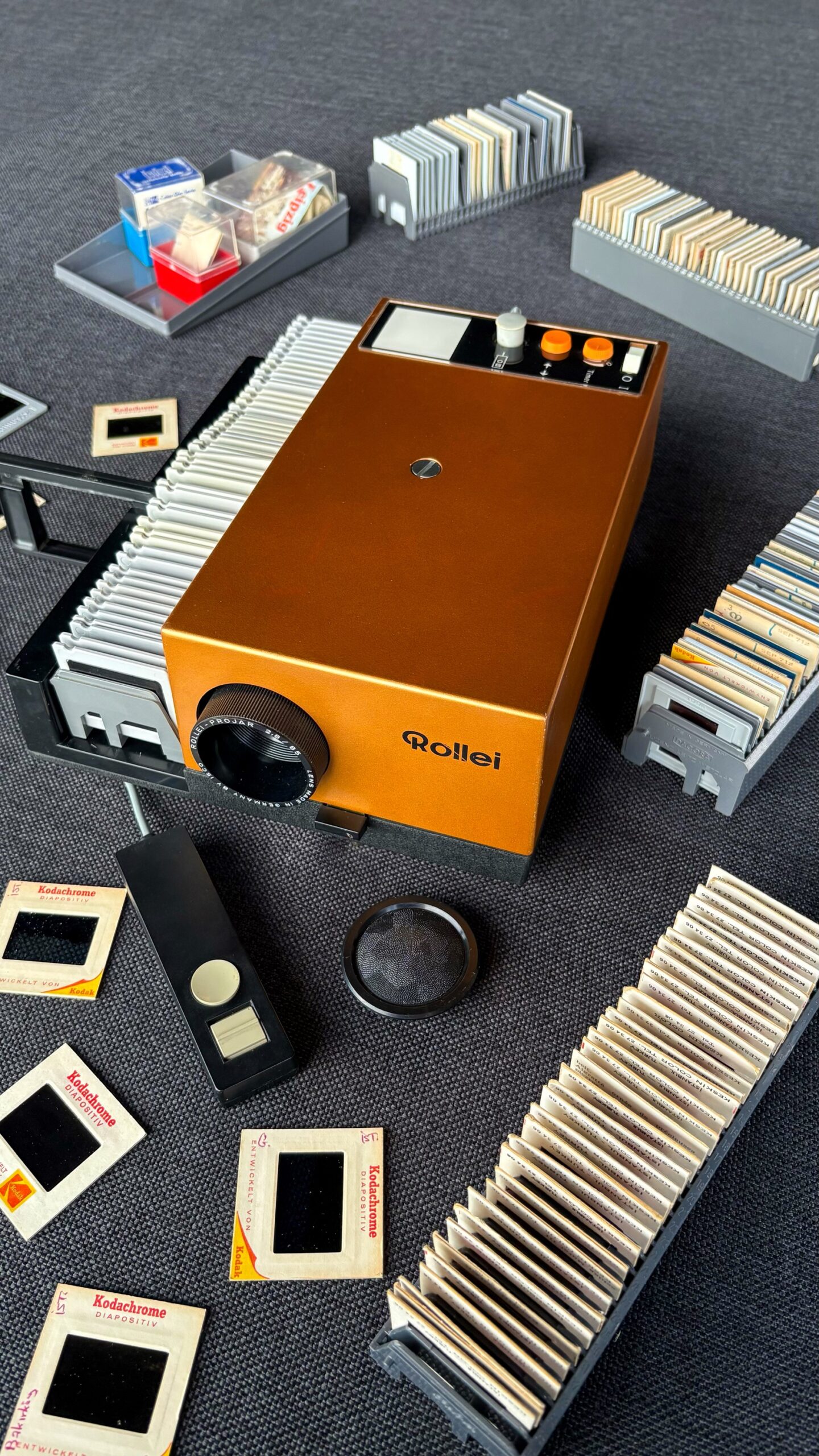 img_8296-2 Rollei Dia Projektör Almanya | Vintage Slide Projeksiyon - Görsel 1