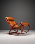 Sgarsul Rocking Chair | Gae Aulenti Poltronova - Görsel 5