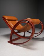 Sgarsul Rocking Chair | Gae Aulenti Poltronova - Görsel 9