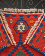 Konya Karapınar Kilim 1980 El Dokuma Yün Kilim - Görsel 3