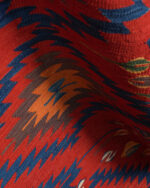 Konya Karapınar Kilim 1980 El Dokuma Yün Kilim - Görsel 6