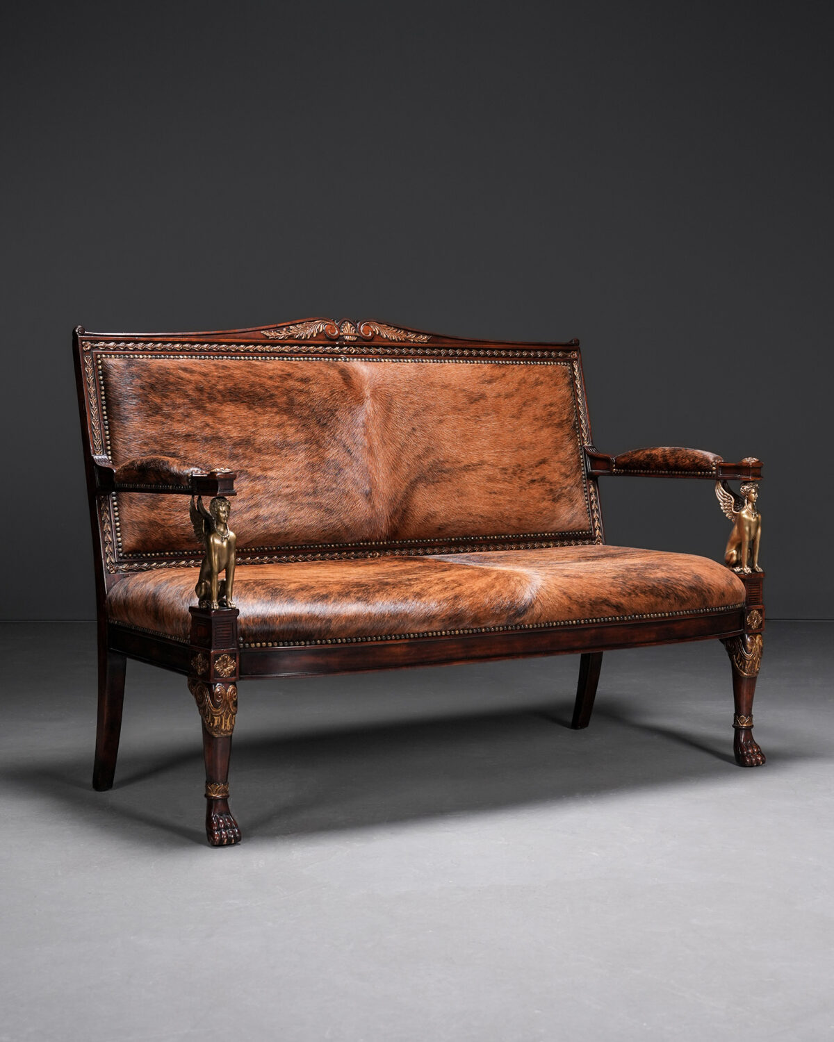 Theodore Alexander Horsehide Sofa