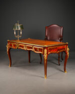 Louis XV Dönemi Fransız Antika Çalışma Masası – 19. yy