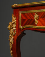 Louis XV Dönemi Fransız Antika Çalışma Masası – 19. yy - Görsel 4