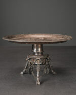 "Et Roma Fvit" Kabartmalı Neoklasik Pirinç Tabak