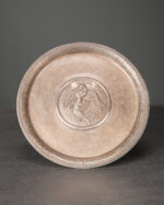 "Et Roma Fvit" Kabartmalı Neoklasik Pirinç Tabak - Görsel 2