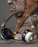 Pilot Gözlüğü ve Kulaklıklı Uçuş Başlığı - II Dünya Savaşı, Kuzey Afrika Cephesi, Alman Ordusu - Görsel 4