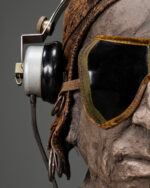 Pilot Gözlüğü ve Kulaklıklı Uçuş Başlığı - II Dünya Savaşı, Kuzey Afrika Cephesi, Alman Ordusu - Görsel 5