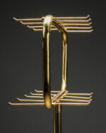 Mid-Century Pirinç Portmantolar - Çift - Görsel 6