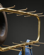 Mid-Century Pirinç Portmantolar - Çift - Görsel 5