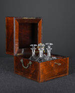 Antika Tantalus, Likör Seti, Fransa, 1900’ler - Görsel 2