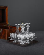 Antika Tantalus, Likör Seti, Fransa, 1900’ler - Görsel 4