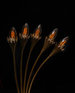 Çiçek Demeti Formunda Aplikler - Çift - Görsel 3