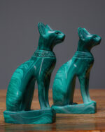 Mısır Tanrıça Kedisi Bastet Heykelleri - Çift - Görsel 3