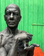 "Stefano" Büst Heykel, Rob Wegh, Hollanda - Görsel 2