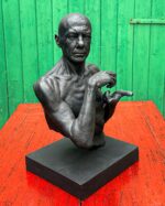 "Stefano" Büst Heykel, Rob Wegh, Hollanda - Görsel 3