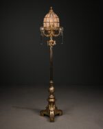 Neoklasik Stil Bronz Lambader