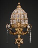 Neoklasik Stil Bronz Lambader - Görsel 4