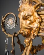 Neoklasik Stil Bronz Lambader - Görsel 9