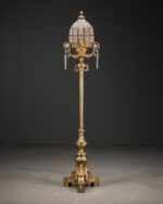 Neoklasik Stil Bronz Lambader - Görsel 2