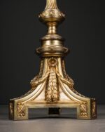 Neoklasik Stil Bronz Lambader - Görsel 6