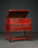 "Shanxi" Sandıklı Kırmızı Çin Konsol