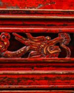 "Shanxi" Sandıklı Kırmızı Çin Konsol - Görsel 10