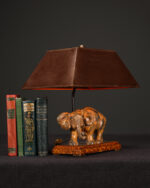 Fil Figürlü Masa Lambası