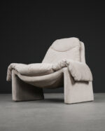 Saporiti P60 Lounge Chairs and Ottoman | Vittorio Introini, İtalya, 1970’ler - Görsel 8