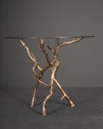 Pirinç Dal Formlu Ayaklı Sehpa - Görsel 3