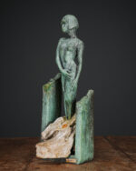 A. Paiz İmzalı Modern Kadın Heykeli - İspanya